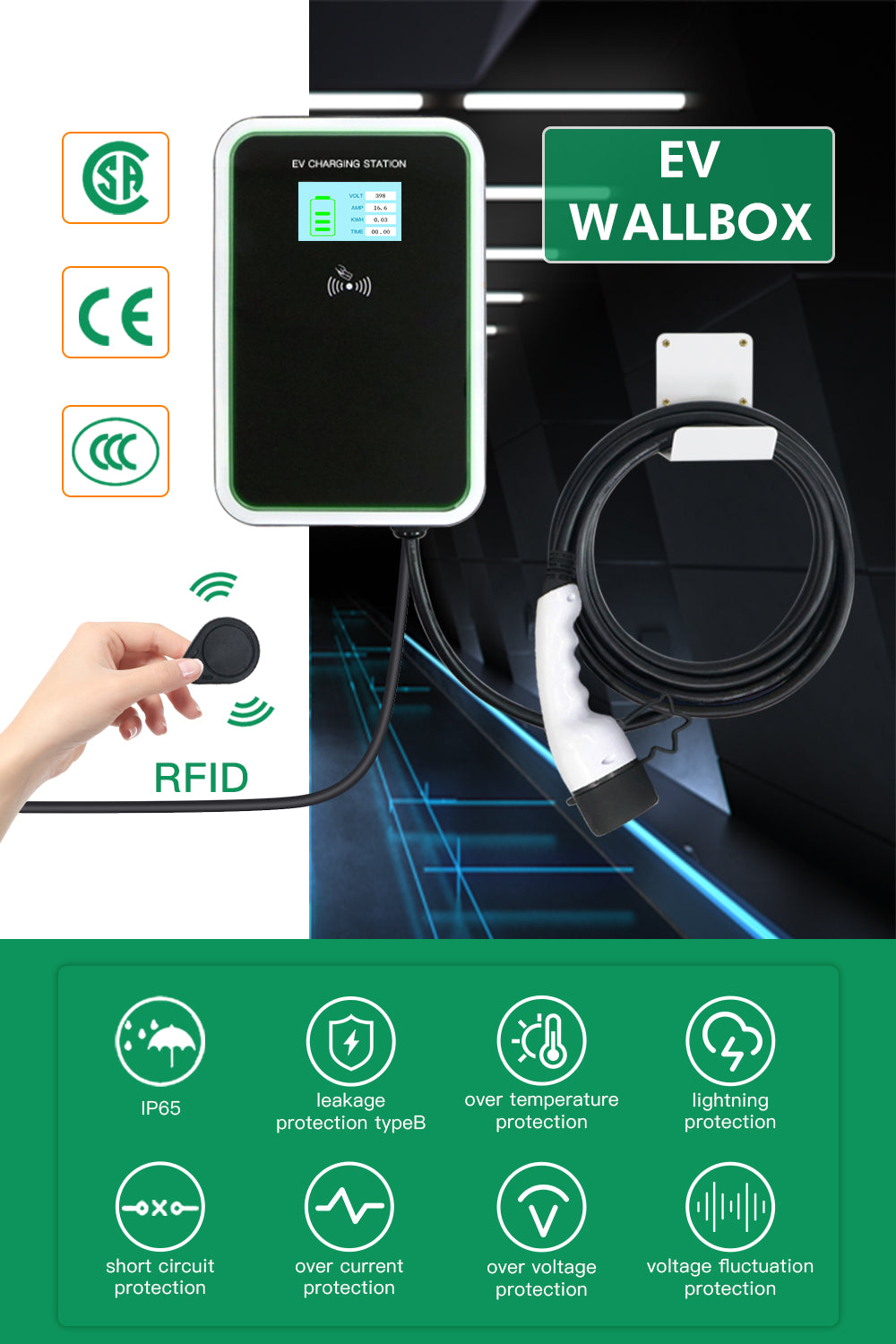 22KW Type-2 EV Charger