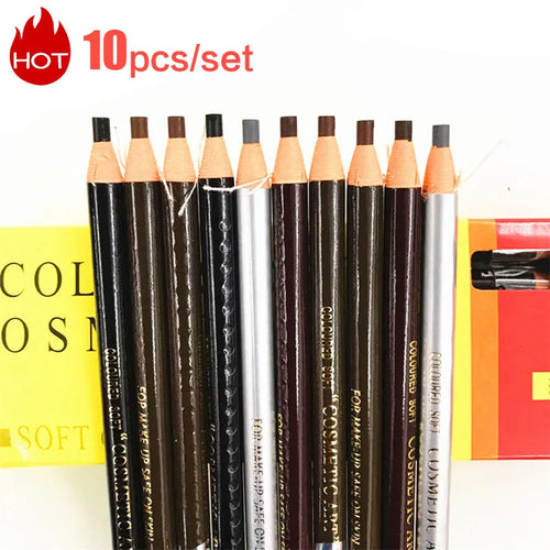 10pcs Eyebrow Pencil Women Makeup