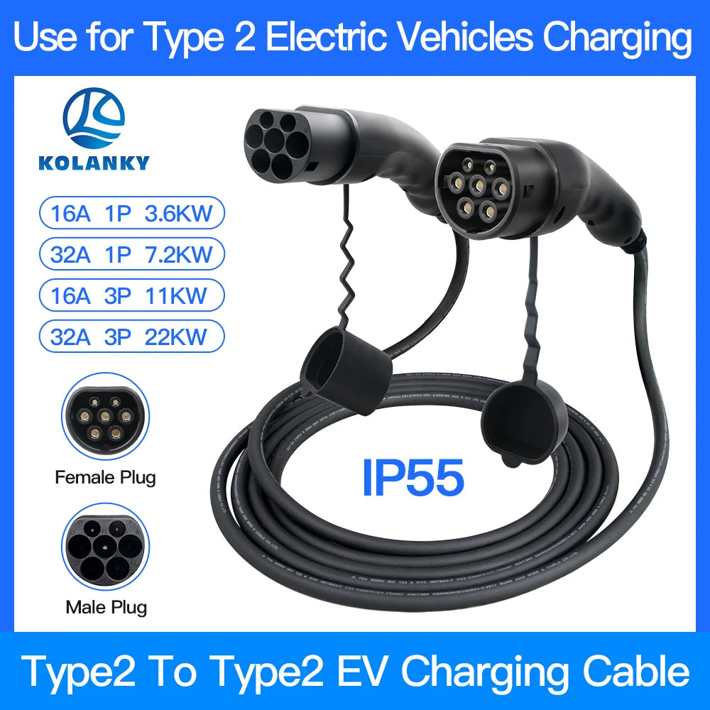 EV Charging Cable 16A 3.6kw/11kw